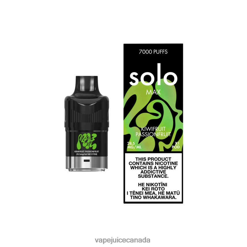 Vape Disposable Canada - Solo MAX Pod Kiwifruit Passionfruit 44068V90