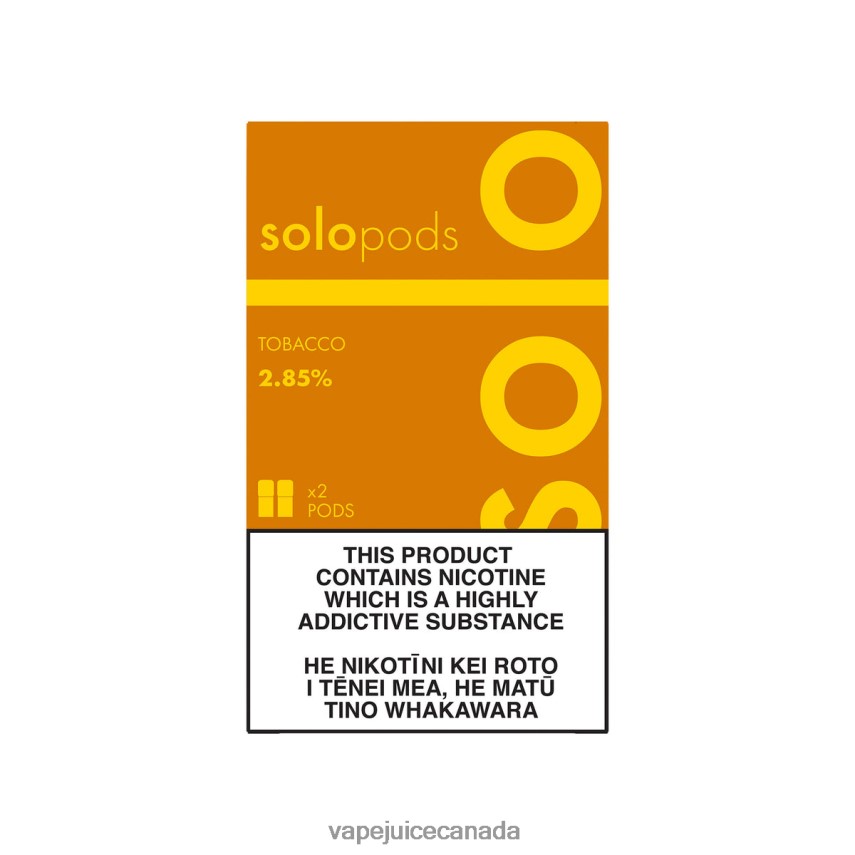 Vape Disposable Canada - Solo Replacement Pod 2-Pack Tobacco 44068V50