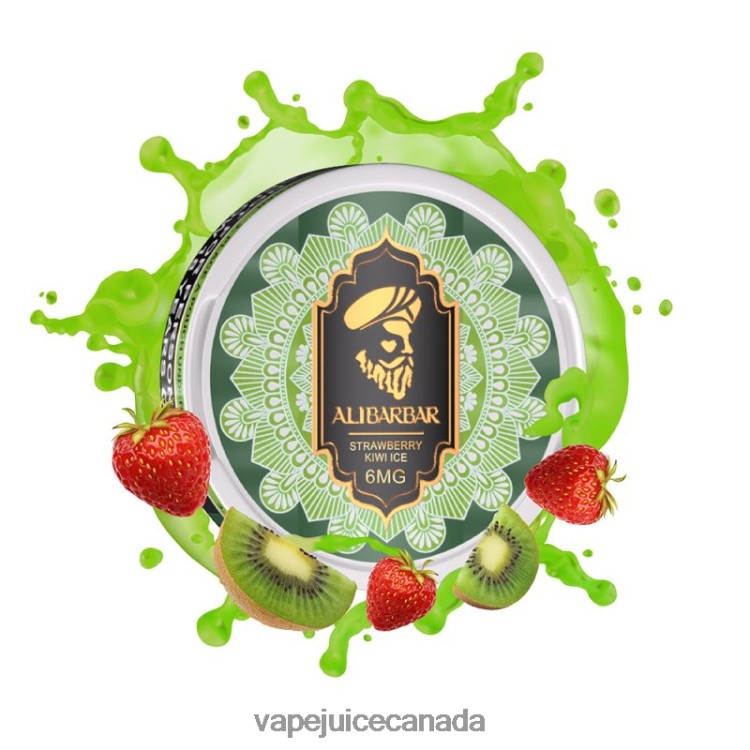 Vape Canada - Alibarbar Nicotine Pouches Strawberry Kiwi Ice L4808091