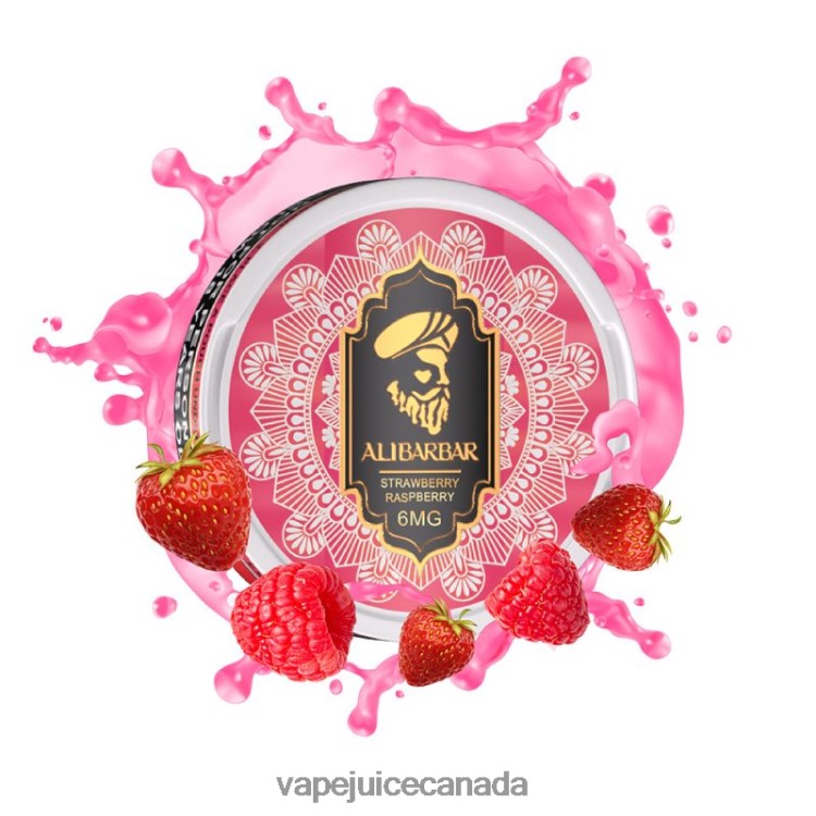 Vape Juice - Alibarbar Nicotine Pouches Strawberry Raspberry L4808092