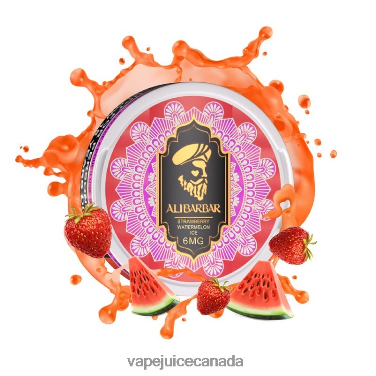 Vape Pen - Alibarbar Nicotine Pouches Strawberry Watermelon Ice L4808093