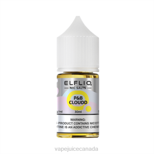 Vape Canada - ELFBAR ELFLIQ nic salt 30ml P&B CLOUDD V20221