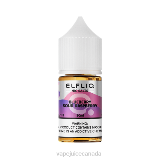 Vape Juice - ELFBAR ELFLIQ nic salt 30ml BLUEBERRY SOUR RASPBERRY V20212