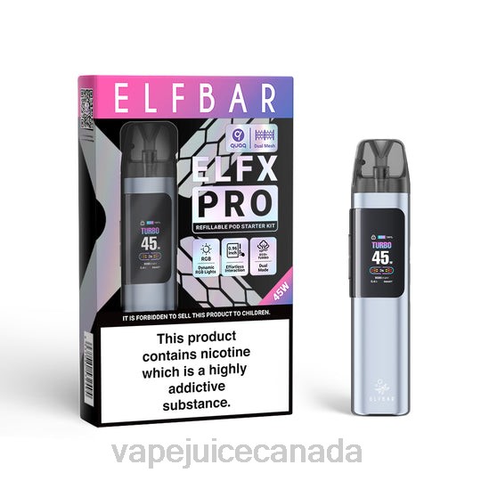Vape Disposable Canada - ELFBAR ELFX Pro Open Pod Device Black V2025
