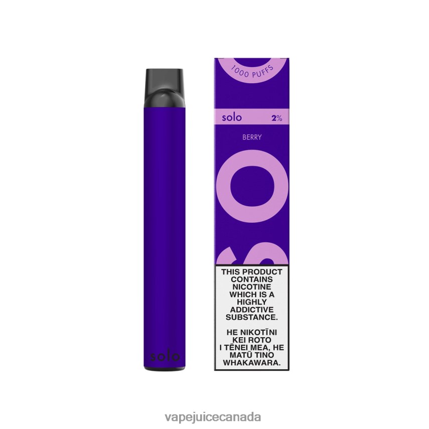 Vape Canada - Solo Disposable Vape Berry 44068V16