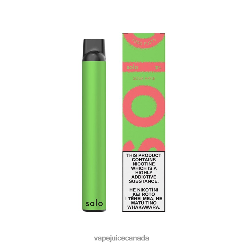 Vape Disposable Canada - Solo Disposable Vape Sour Apple 44068V5