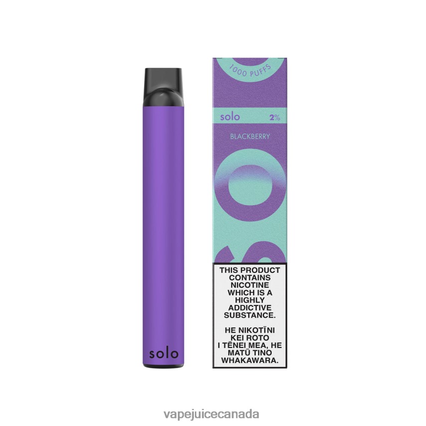Vape Juice - Solo Disposable Vape Paradise Collection Blackberry 44068V22