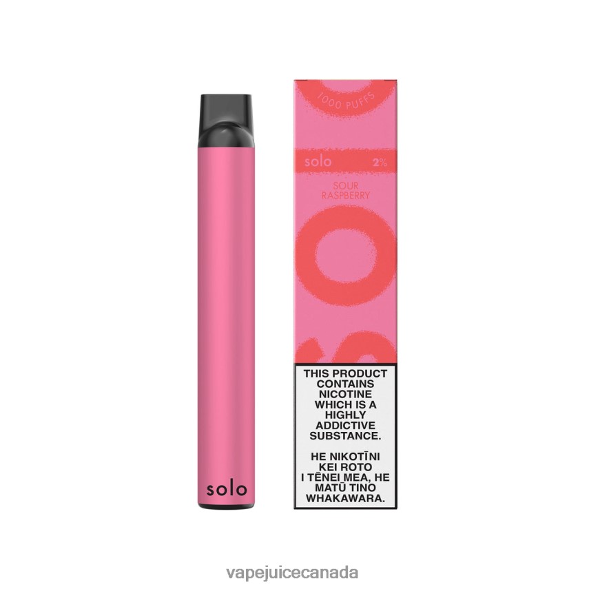 Vape Pen - Solo Disposable Vape Sour Raspberry 44068V13