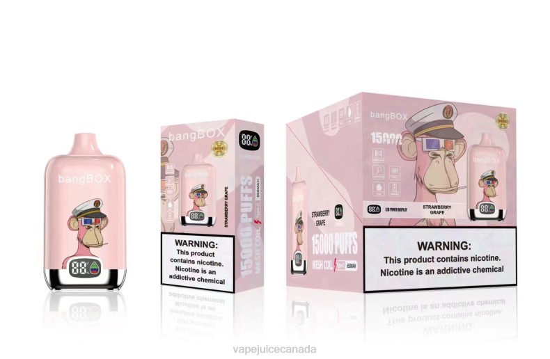 Pod Juice Canada - Bang Box 15000 Puffs Strawberry Grape DL8844