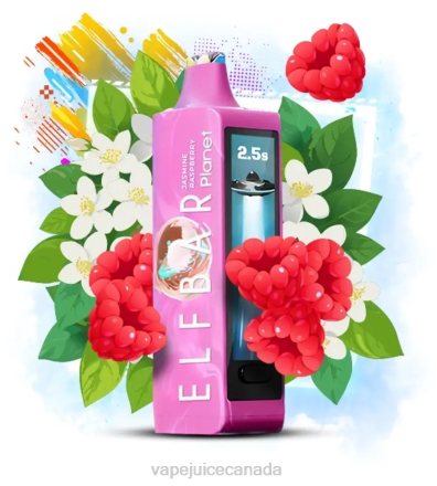 Pod Juice Canada - Elf Bar Planet 25000 Jasmine Raspberry 024NB219