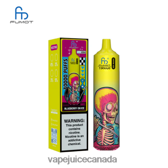 Pod Juice Canada - Fumot Tornado 30K Music Blueberry On Ice P80H8V4