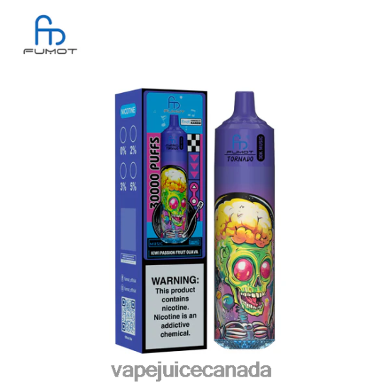 Pod Juice Canada - Fumot Tornado 30K Music Kiwi Passion Fruit Guava P80H8V14