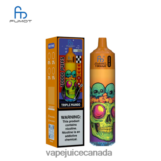 Pod Juice Canada - Fumot Tornado 30K Music Triple Mango P80H8V29