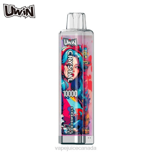 Pod Juice Canada - UWIN CRYSTAL 10000 DISPOSABLE VAPE Strawberry Ice 6F4H9