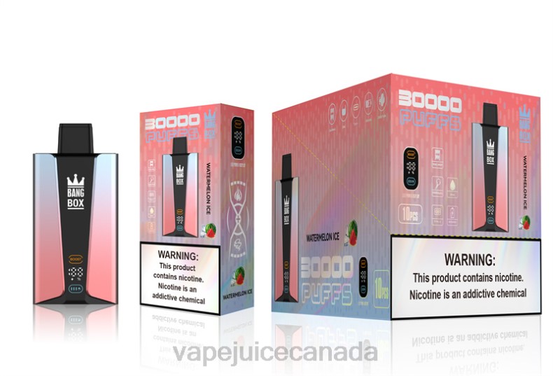 Vape Canada - Bang Box 30000 Puffs Smart Screen Watermelon Ice DL8886