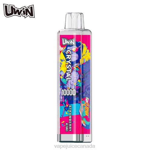 Vape Canada - UWIN CRYSTAL 10000 DISPOSABLE VAPE Strawberry Kiwi 6F4H11