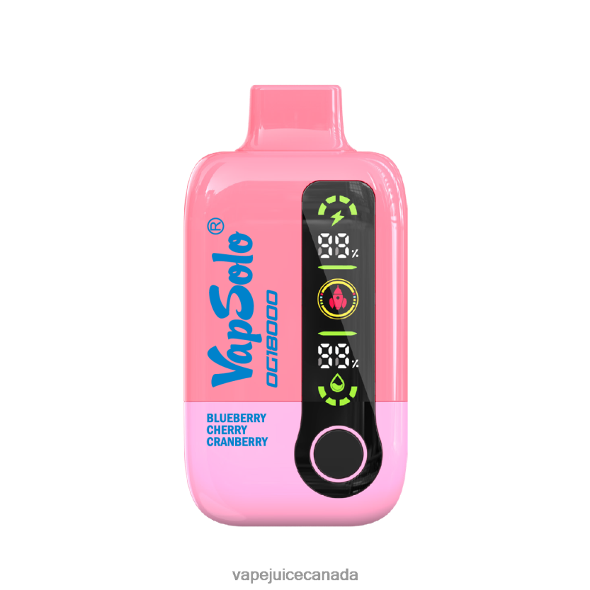 Vape Canada - VapSolo DG18000 Blueberry Cherry Cranberry XHJDB21