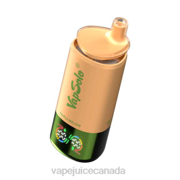 Vape Canada - VapSolo Triple 30000 Puffs 06466 Strawberry Raspberry & Triple Melon & Sour Mango Pineapple