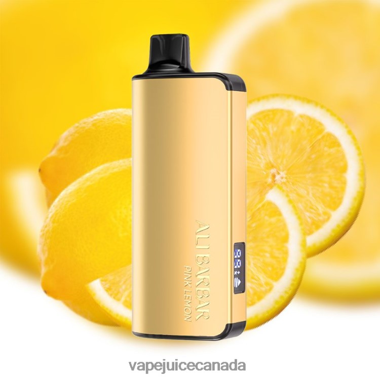 Vape Disposable Canada - Alibarbar Ingot 20000 Disposable Vape Pink Lemon L4808040
