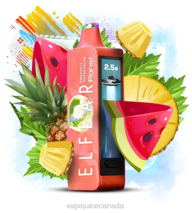 Vape Disposable Canada - Elf Bar Planet 25000 Pineapple Watermelon 024NB225