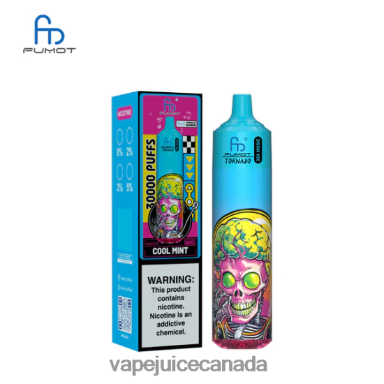 Vape Disposable Canada - Fumot Tornado 30K Music Cool Mint P80H8V10