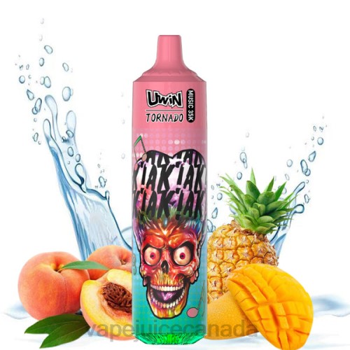 Vape Disposable Canada - UWIN CRYSTAL 35K DISPOSABLE VAPE Peach Mango Pineapple 6F4H25