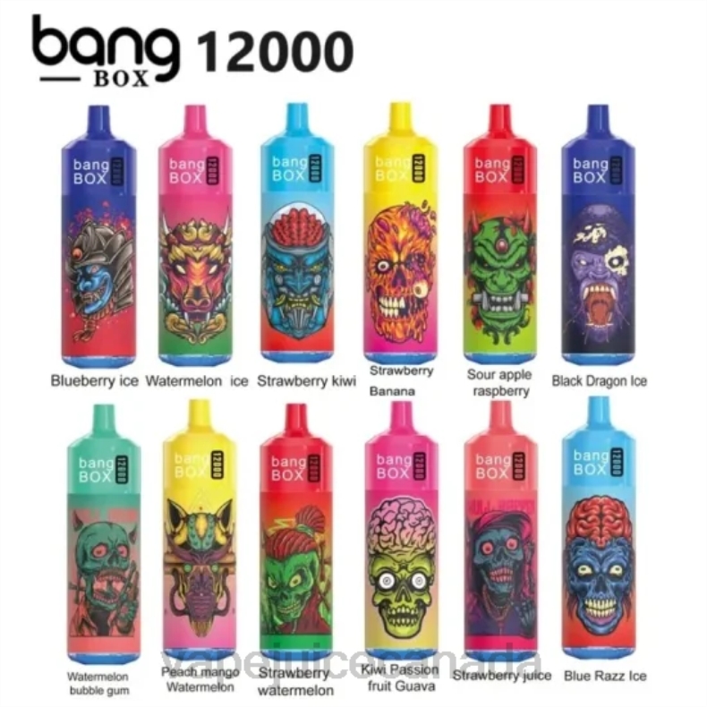 Vape Juice - Bang Box 12000 Puffs RGB Light Disposable DL8837