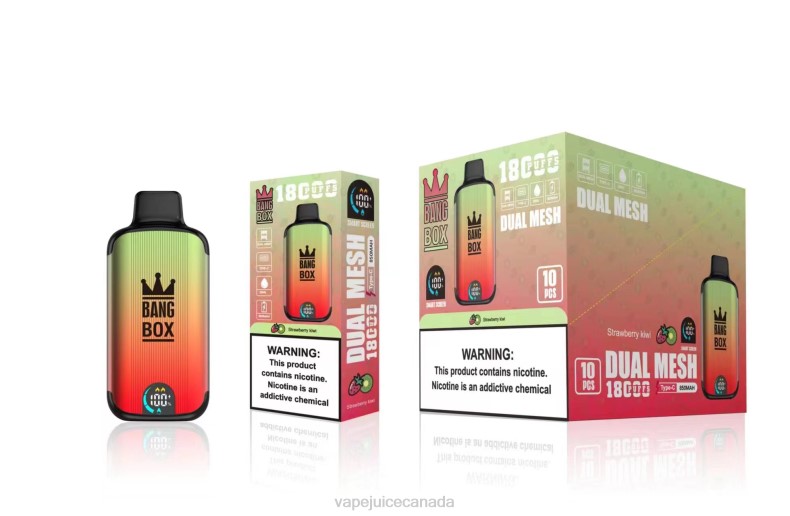 Vape Juice - Bang Box 18000 puffs Strawberry Kiwi DL8892