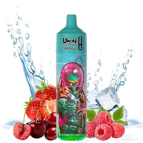 Vape Juice - UWIN CRYSTAL 35K DISPOSABLE VAPE Strawberry Raspberry Cherry Ice 6F4H22