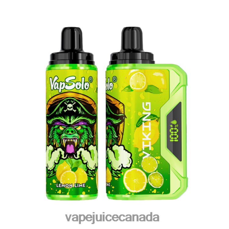 Vape Juice - Vapsolo VIKING Disposable Vape Lemon Lime L48080152