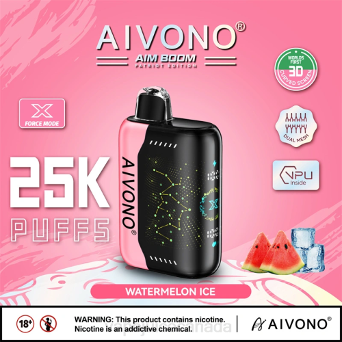 Vape Pen - Aivono AIM BOOM 25000 Watermelon Ice J24Z353