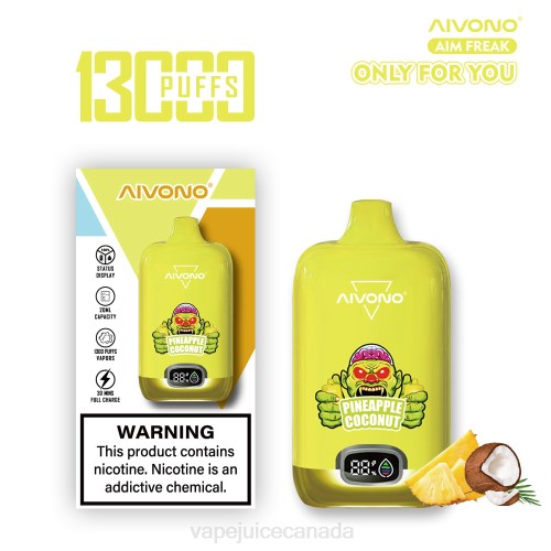 Vape Pen - Aivono AIM FREAK 13000 Pineapple Coconut J24Z248