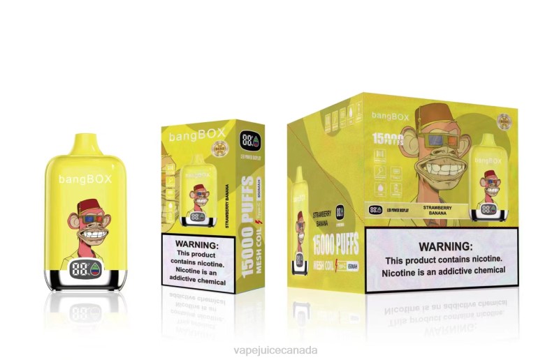 Vape Pen - Bang Box 15000 Puffs Strawberry Banana DL8843