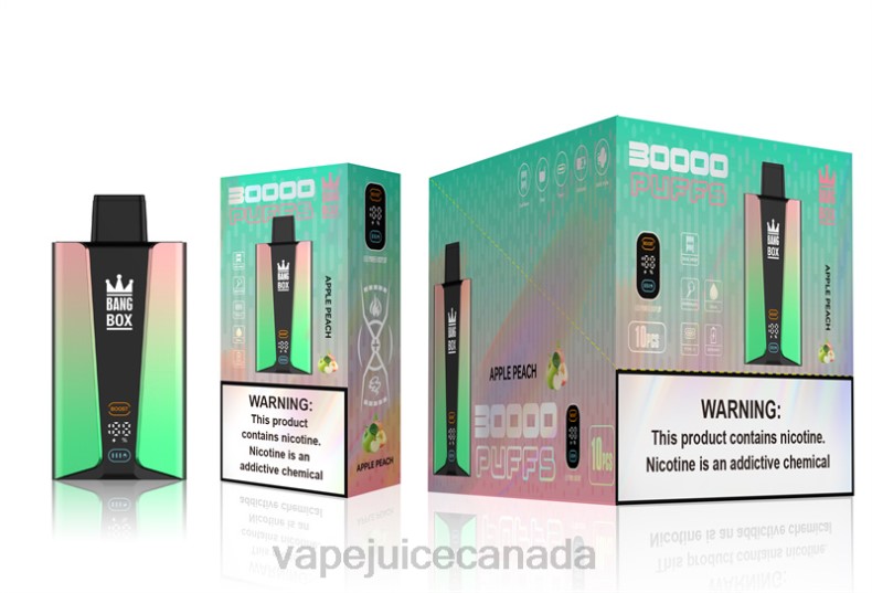 Vape Pen - Bang Box 30000 Puffs Smart Screen Apple Peach DL8883