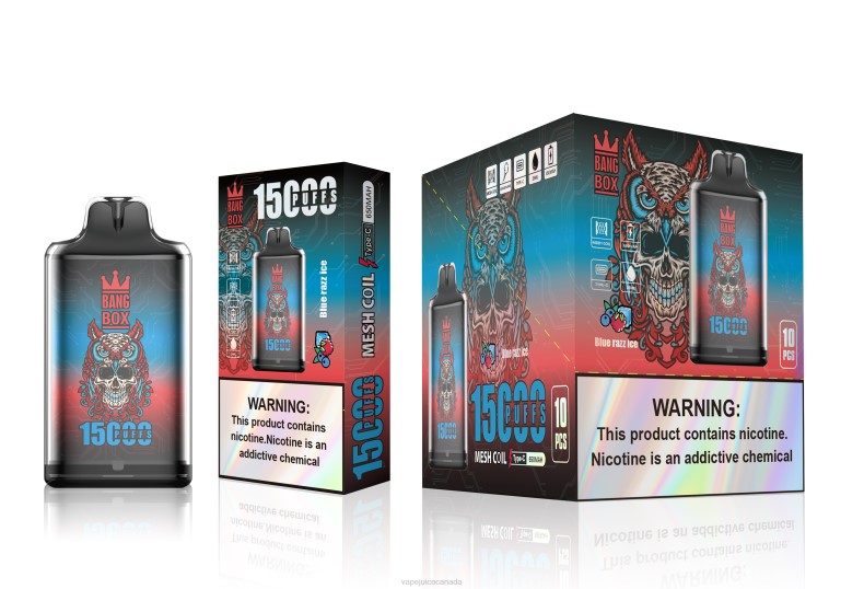 Vape Pen - Bang Box S1-15000 Puffs Blue Razz Ice DL88108