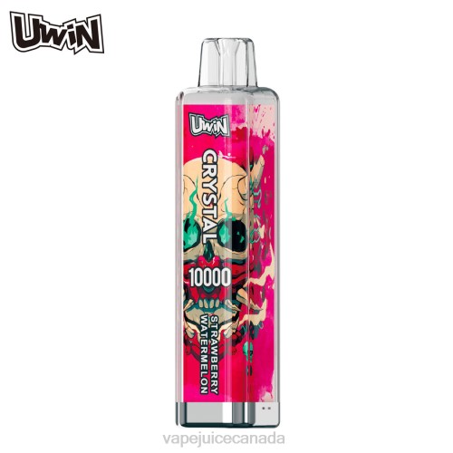 Vape Pen - UWIN CRYSTAL 10000 DISPOSABLE VAPE Strawberry Watermelon 6F4H3
