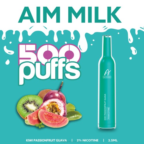 Vape Juice - Aivono AIM MILK 500 Kiwi Passionfruit Guava J24Z272