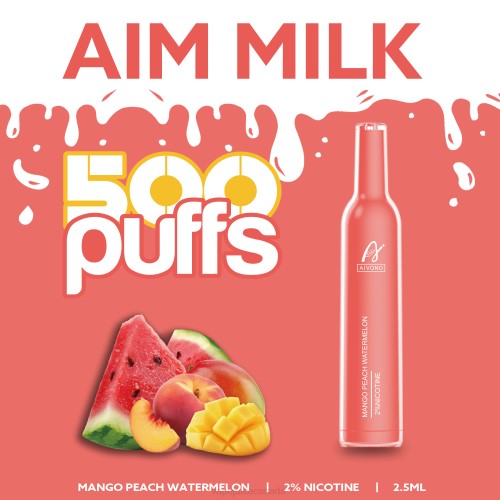Vape Pen - Aivono AIM MILK 500 Mango Peach Watermelon J24Z268