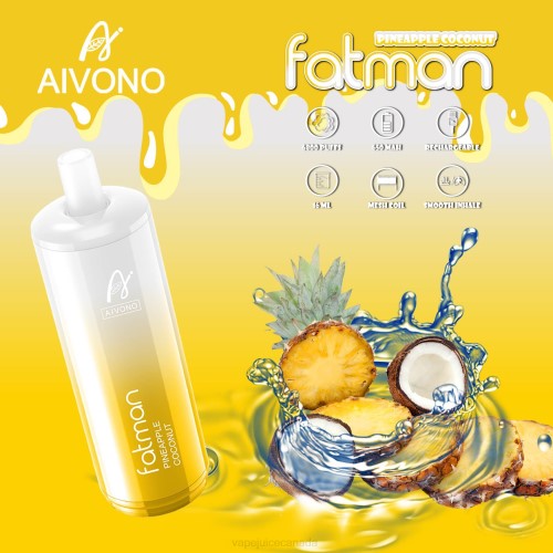 Pod Juice Canada - Aivono FATMAN 6800 Pineapple Coconut J24Z29