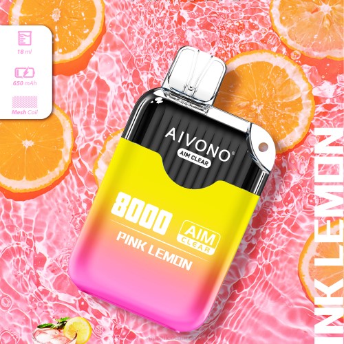 Vape Canada - Aivono AIM CLEAR 8000 Pink Lemon J24Z211