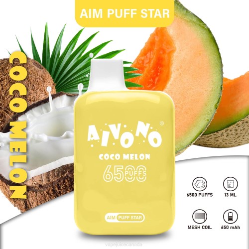 Vape Juice - Aivono AIM PUFF STAR 6500 Coco Melon J24Z297