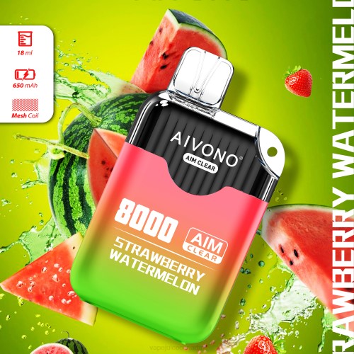 Vape Pen - Aivono AIM CLEAR 8000 Strawberry Watermelon J24Z208
