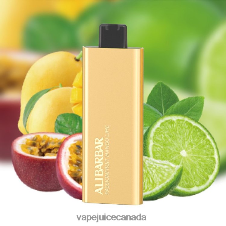 Vape Pen - Alibarbar Pandora 7000 Disposable Vape Passionfruit Mango Lime L4808058