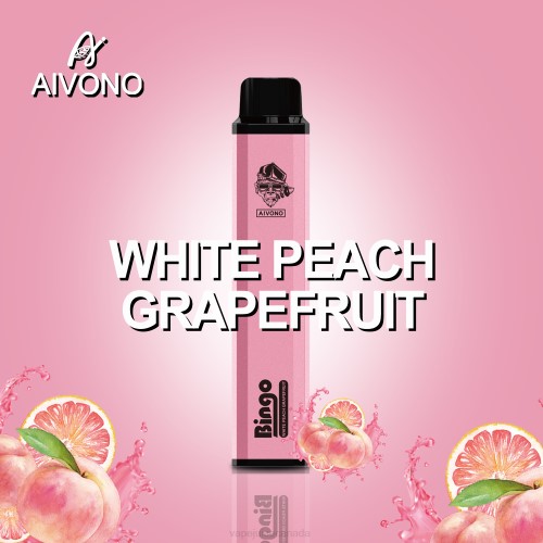 Pod Juice Canada - Aivono AIM BINGO 4000 White Peach Grapefruit J24Z134