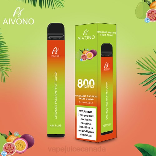 Pod Juice Canada - Aivono AIM PLUS 800 Orange Passion Fruit Guava J24Z189
