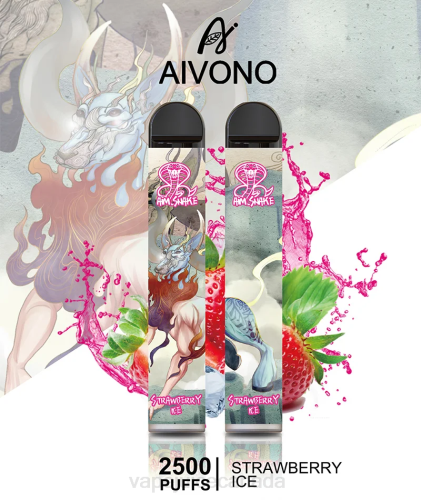 Pod Juice Canada - Aivono AIM SNAKE 2500 Strawberry Ice J24Z319
