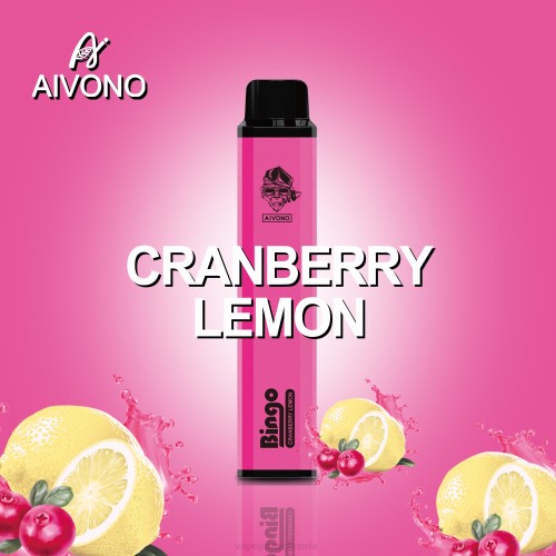 Vape Disposable Canada - Aivono AIM BINGO 4000 Cranberry Lemon J24Z140