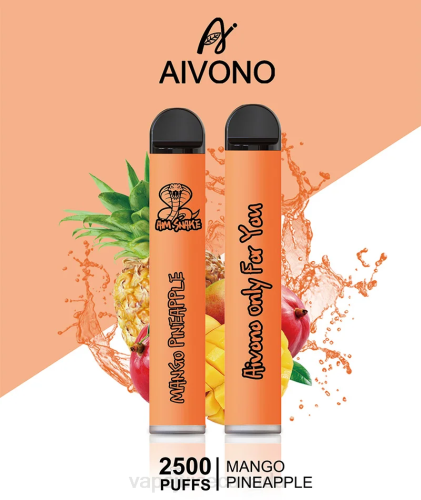 Vape Disposable Canada - Aivono AIM SNAKE 2500 Mango Pineapple J24Z310