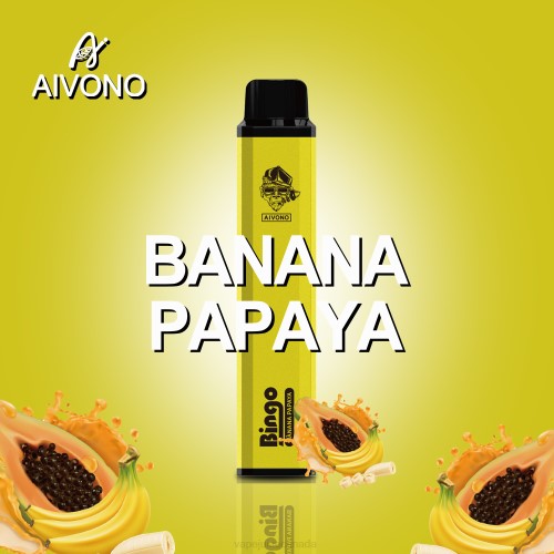 Vape Juice - Aivono AIM BINGO 4000 Banana Papaya J24Z137