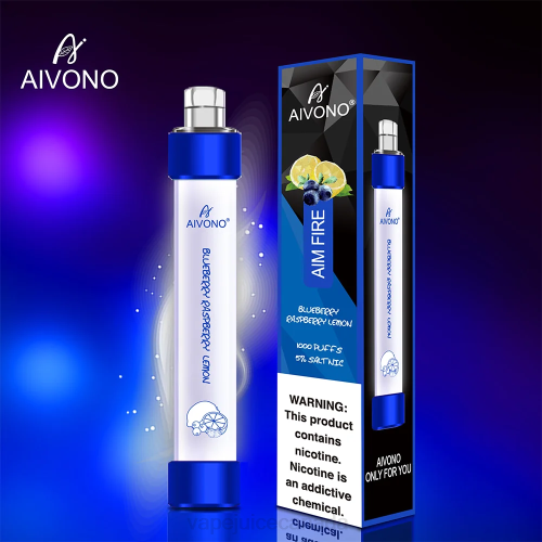 Vape Juice - Aivono AIM FIRE 1000 Blueberry Raspberry Lemon J24Z327